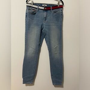 Tommy Hilfiger Women’s High Rise Skinny Ribbon Waist Jeans In US 10
